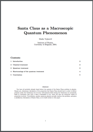quantum santa